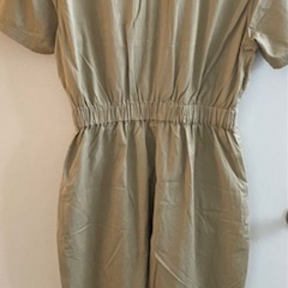 Passenger Brand Boiler Suit, Short sleeve, Size Medium, Khaki Color - Picture 4 of 10